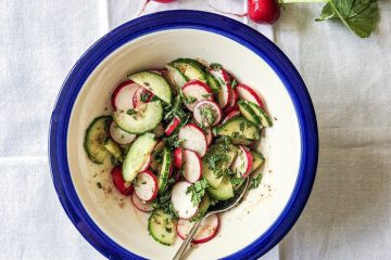 salata od rotkviaca sa nanom i peršunom