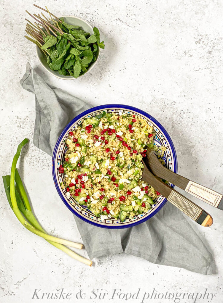 Kuskus salata sa nanom, fetom i narom je idealan brzi obrok za svakoga!