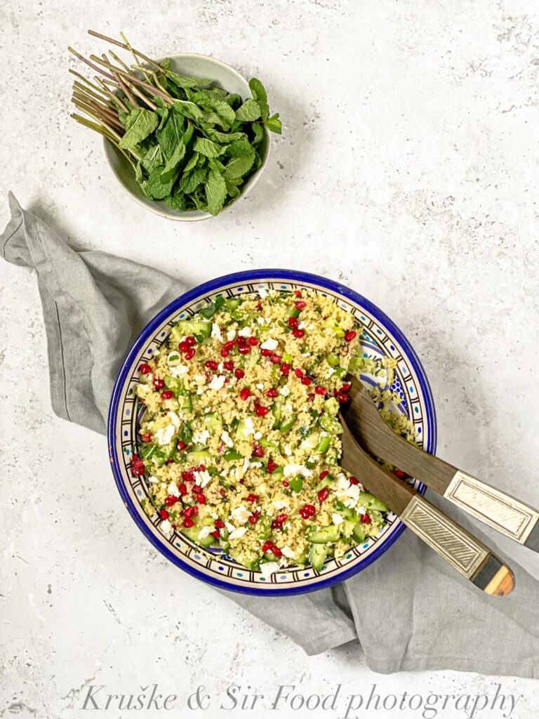 Kuskus salata sa nanom, fetom i narom je sočna i ukusna, prava za letnje dane!